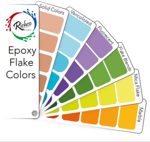 Epoxy Flake Color Chart