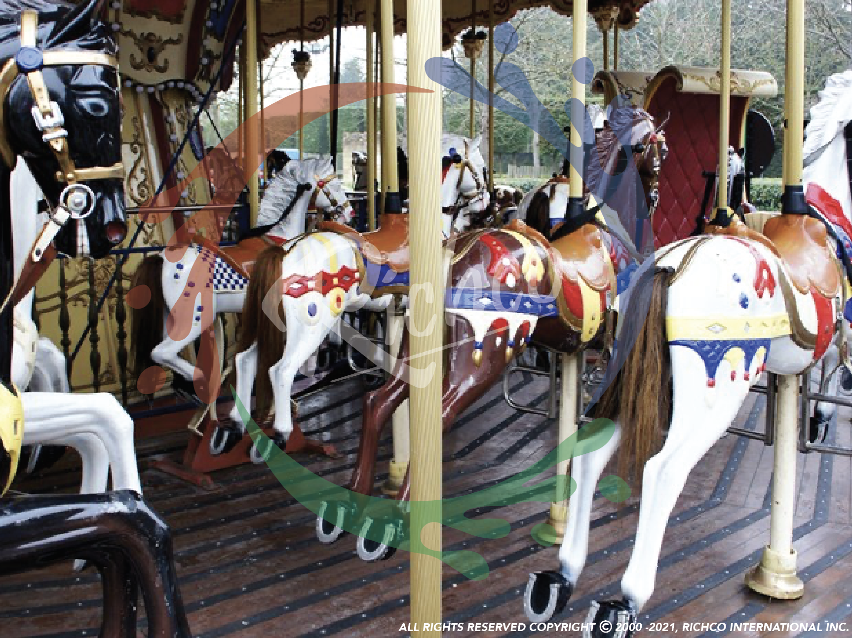 Richco Flooring at Chessington World of Adventures - Carousel - Non-Slip Decking Strips