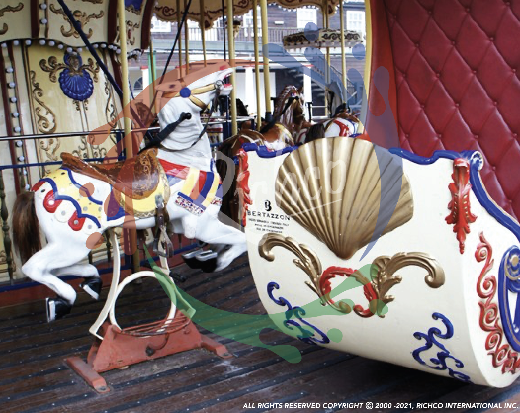 Richco Flooring at Chessington World of Adventures - Carousel - Non-Slip Decking Strips