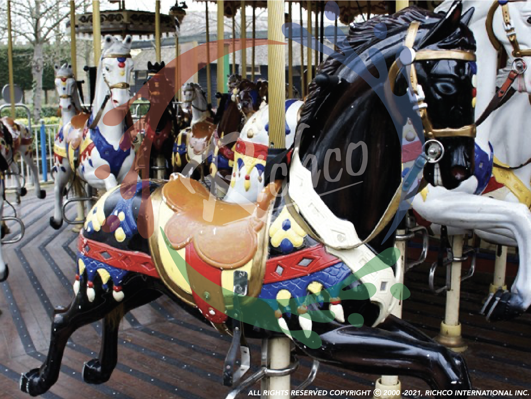 Richco Flooring at Chessington World of Adventures - Carousel - Non-Slip Decking Strips