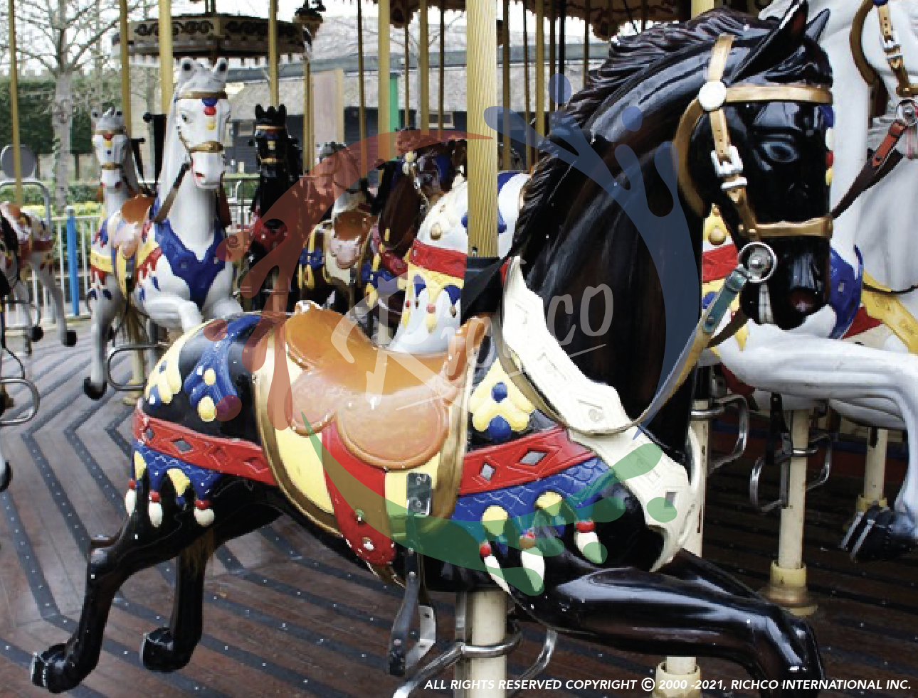 Richco Flooring at Chessington World of Adventures - Carousel - Non-Slip Decking Strips