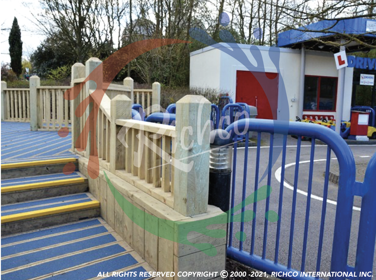 Richco Flooring at LEGOLAND Windsor - L Drivers - Non Slip Decking Strips