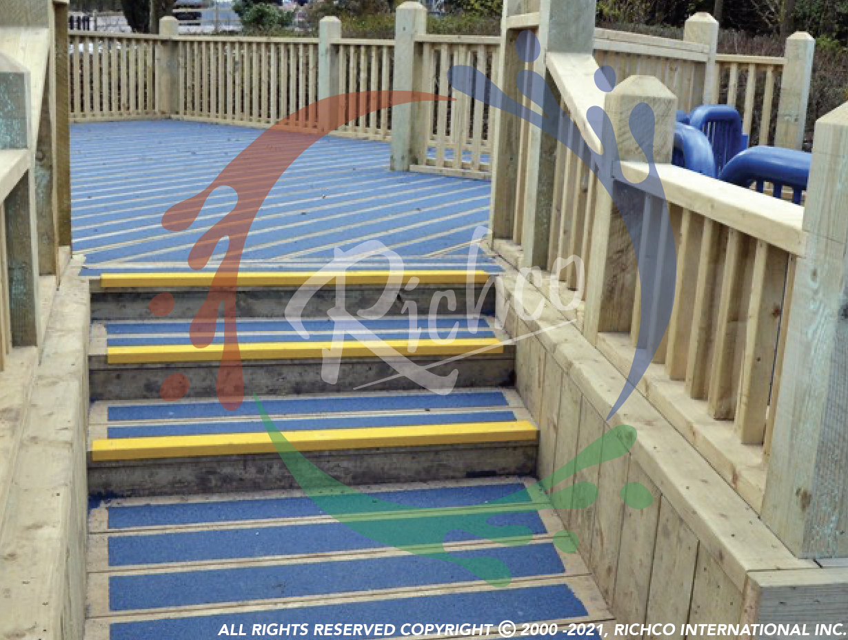 Richco Flooring at LEGOLAND Windsor - L Drivers - Non Slip Decking Strips