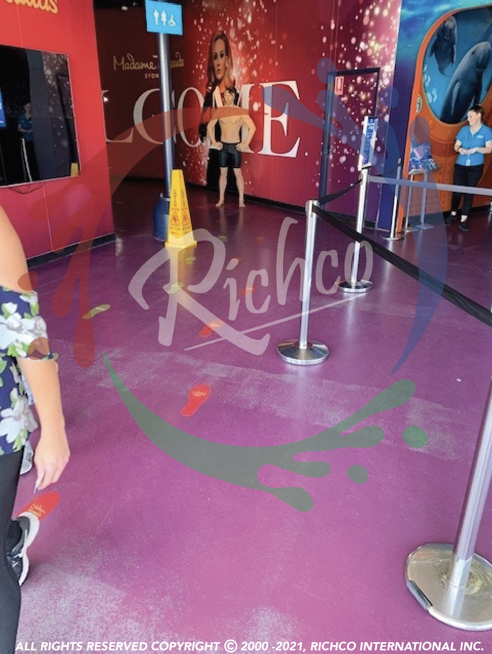 Richco Flooring at Madame Tussauds & Sea life - Sydney - Front Entrance