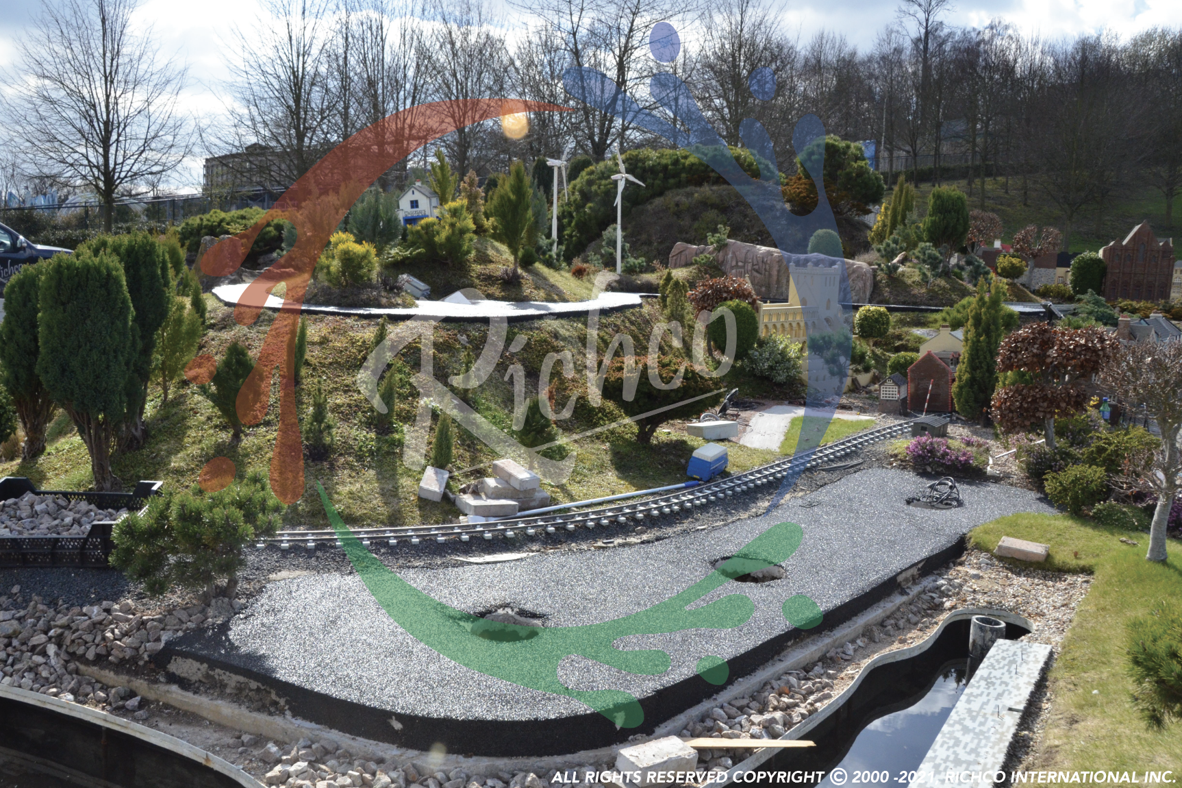 Richco Flooring at LEGOLAND Windsor - Mini Land - Rubber Crumb