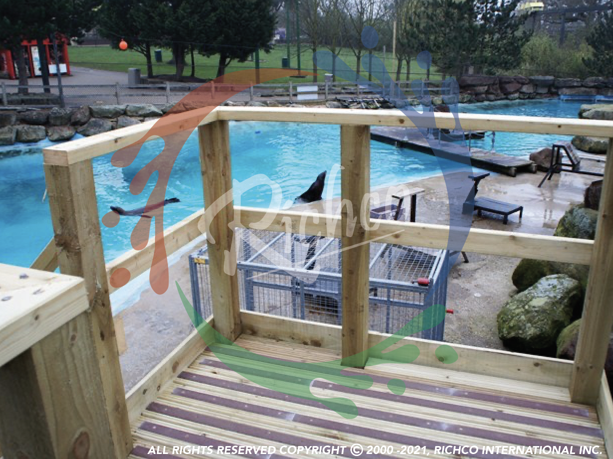 Richco Flooring at Chessington World of Adventures - Seal Enclosure - Dino Grip Non-Slip Products 