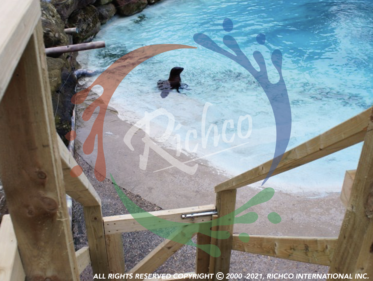 Richco Flooring at Chessington World of Adventures - Seal Enclosure - Dino Grip Non-Slip Products 