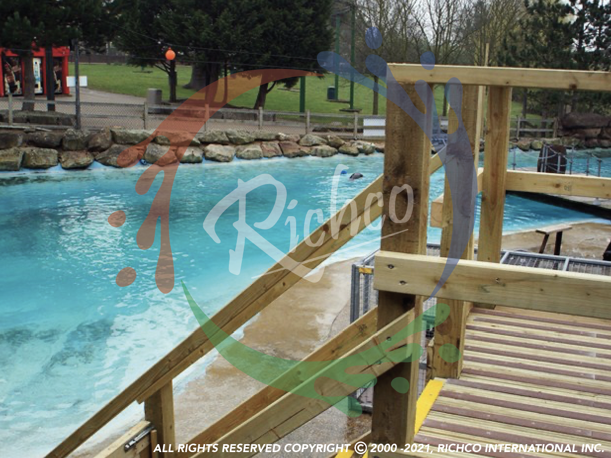 Richco Flooring at Chessington World of Adventures - Seal Enclosure - Dino Grip Non-Slip Products 
