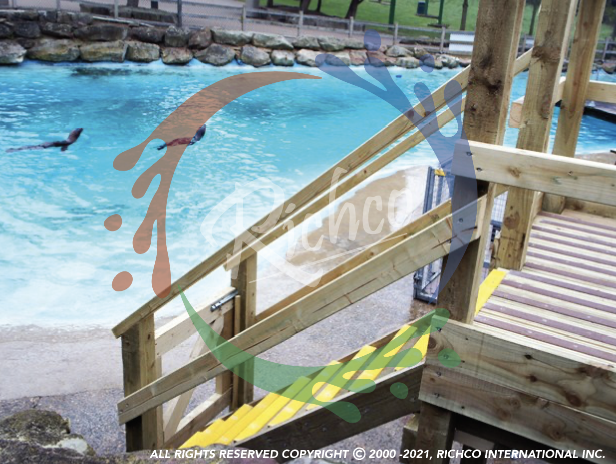 Richco Flooring at Chessington World of Adventures - Seal Enclosure - Dino Grip Non-Slip Products 