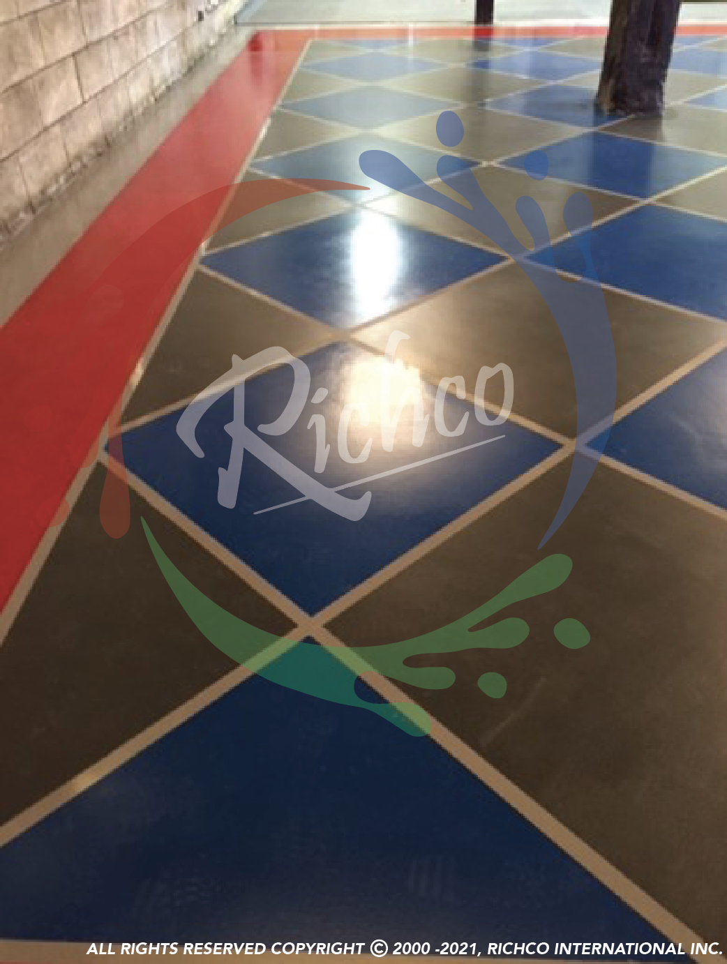 Richco Flooring at LEGOLAND Windsor - Knights Table Rotisserie - Self Levelling